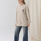 Soul 32112 Kadın Arkası Leopar Detaylı Sweatshirt