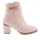 Kadın Tokalı Yandan Fermuarlı Topuklu Bot 5192534