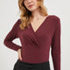 Armalife 14708 Kruvaze Yaka Kadın Bodysuit