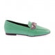 Kadın Silver Taş Metal Tokalı Loafer 61122534