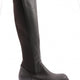 Kadın Arkası Stretch Yanı Fermuarlı Knee High Flats Çizme 6122668