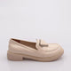 Dgn 5112-424 Üçgen Taş Detayli  Kadin Loafer Ayakkabi