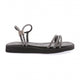 Kadın Sıralı Silver Taşlı Sandalet 6473372