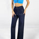 Lacarino 7865 Wıde Leg Crop Kadınjean Pantolon
