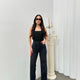 Lacarino 7984 Wide Leg Kadın Jean Pantolon