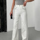 Lacarino 7984 Wide Leg Kadın Jean Pantolon
