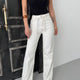 Lacarino 8012 Wide Leg Kadın Jean Pantolon
