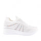 Kadın Yanları Simli Lazerli Sneaker Ayakkabı 94321097