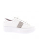 Kadın Bağcıklı Yanları Bantlı Silver Taşlı Sneaker Ayakkabı 98421097