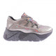 Kadın Kalın Taban Silver İp Taşlı Kristal Taşlı Sneakers Ayakkabı 102722692