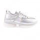 Kadın Kalın Taban Silver İp Taşlı Sneakers Ayakkabı 10653136