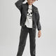 Defacto B5537A8 Ss Erkek Çocuk Straight Fit Yırtık Detaylı Düz Paça Jean Pantolon