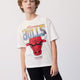 Defacto B6823A8 Ss Erkek Çocuk Nba Chicago Bulls Oversize Fit Bisiklet Yaka Tişört