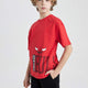 Defacto Erkek Çocuk Nba Chicago Bulls Oversize Fit Bisiklet Yaka Kısa Kollu Tişört C0386A8