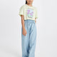Defacto Kız Çocuk Wide Leg Geniş Paça Jean Pantolon D3355A8