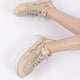 Kadın Bağcıklı Kalın Taban Sneakers Ayakkabı 15298483118