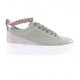Kadın Kalın Taban Halhal Detaylı Silver Taşlı Sneakers Ayakkabı 15299623118