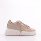 Kadın Kalın Taban Silver Taş Bağcıklı Sneakers Ayakkabı 15299653118
