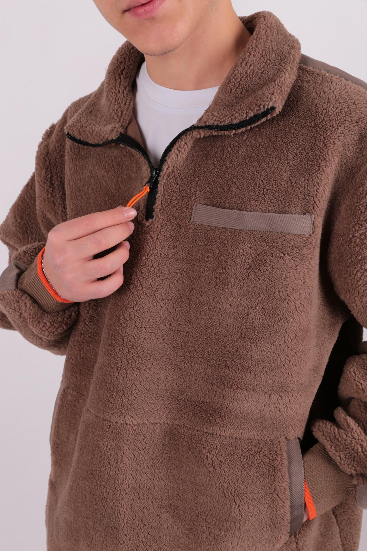 Five Pocket Ff23B6051 Erkek Peluş Mont – DGN