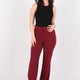 Tülin K24-12002 Kadın Örme Kemerli Pantolon Ss