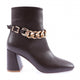 Kadın Zincir Aksesuarlı Topuklu Bot 215162821