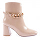 Kadın Zincir Aksesuarlı Topuklu Bot 215162821