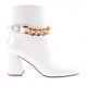 Kadın Zincir Aksesuarlı Topuklu Bot 215162821