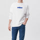 Mavi M0610925-620-Fw Miav Baskılı Sweatshırt Beyaz Erkek Sweatshirt