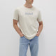 Mavi M0610943-70144 Erkek Mavi Baskılı T-Shirt Ay Taşı Beji
