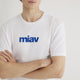 Mavi M067153-620 Miav Baskılı Tişört Beyaz Ss Erkek T-Shirt