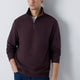 Mavi M0S20027-88083 Yarım Fermuarlı Sweatshırt Chocolate Plu Erkek Sweatshirt