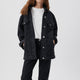 Mavi M110641-82671 Lexa Dark Smoke Denim Kadın Jean Ceket