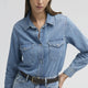 Mavi M1210662-86492 Merıda Mid Real Blue Ss Kadın Jean Gömlek