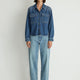 Mavi M1210820-87817 Tia Mid Blue Denim Kadın Jean Gömlek