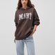 Mavi M1600361-70222 Kadın Mavi Logo Kapüşonlu Sweatshirt