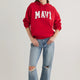 Mavi M1600361-86417 Mavi Logo Kapüşonlu Sweatshırt Kırmızı Kadın Sweatshirt