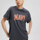 Mavi M1600843-82185 Mavi Baskılı Tişört Koyu Antra Ss Kadın T-Shirt