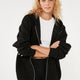 Mavi M1610221-900-22K Fermuarlı Siyah Kadın Sweatshirt
