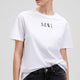 Mavi M1611594-620 Mavı Logo Tshırt Beyaz Ss Kadın T-Shirt
