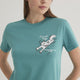 Mavi M1612233-71823 Kadın Kedi Baskılı T-Shirt
