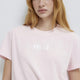 Mavi M1612241-89200 Kadın Logo Tışort Pink-A Boo