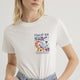 Mavi M1612956-70057 Kadın Çiçek Baskılı Grafik T-Shirt