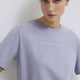 Mavi M1613147-81919 Kadın Mavi Baskılı T-Shirt Soluk Mor