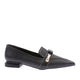 Kadın Sivri Burun Metal Tokalı Loafer Ayakkabı 23311102859
