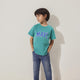 Mavi M6610030-71711 Erkek Çocuk Mavi Logo Baskılı T-Shirt
