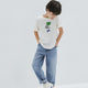 Mavi M6610421-70057 Let'S Play Baskılı Erkek Çocuk T-Shirt Kırık Beyaz