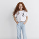 Mavi M7610304-620 Kız Çocuk Bugs Bunny Baskılı T-Shirt
