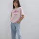 Mavi M7610386-71007 Mavi Jenerik Logo Baskılı Kız Çocuk T-Shirt Kırık Beyaz
