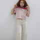 Mavi M7610400-71007 Kalp Baskılı Kız Çocuk T-Shirt Tatlı Pembe