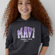 Mavi M7S10179-70087 Mavi Baskılı Sweatshırt Kömür Kız Çocuk Sweatshirt